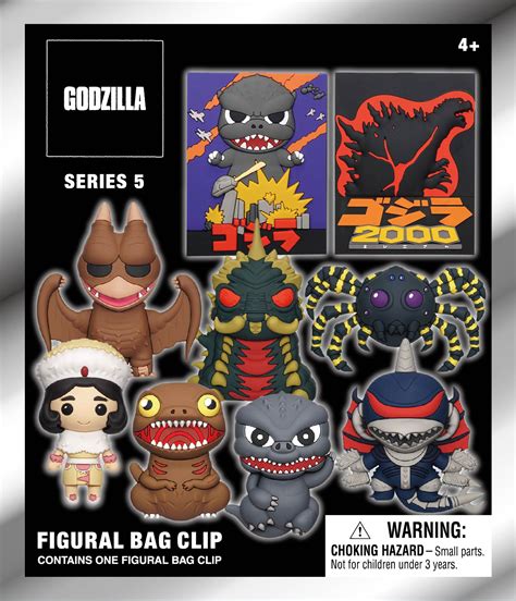 Godzilla Classic 3d Foam Bag Clip Series 5 Available In June From