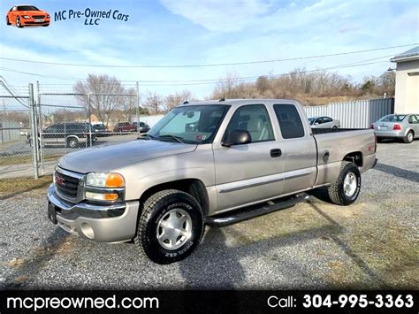 Used 2004 Gmc Sierra 1500 Slt Ext Cab Short Bed 4wd For Sale In