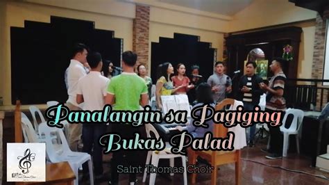 Panalangin Sa Pagiging Bukas Palad Song By Bukas Palad Music Ministry Saint Thomas Choir