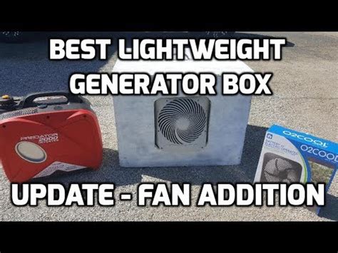 Below are some ways to make your generator as quiet as a cricket using readily available tools at home. Best Lightweight Generator Quiet Box UPDATE Fan Install ...