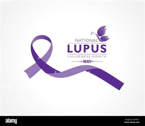 Vector Illustration Of Lupus Awareness Month Observed In May Stock