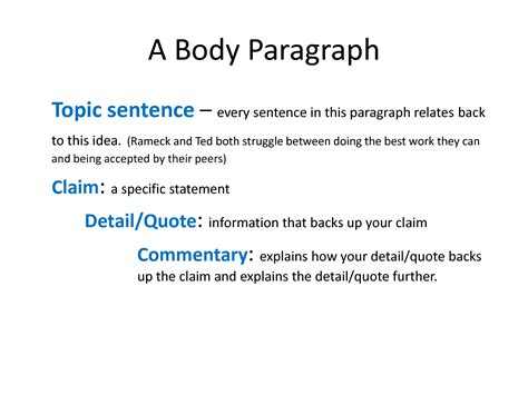 How To Write Body Paragraphs For Essays