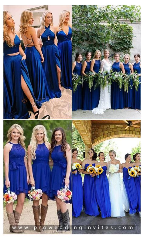 Compelling Royal Blue Wedding Ideas With Matching Invitations