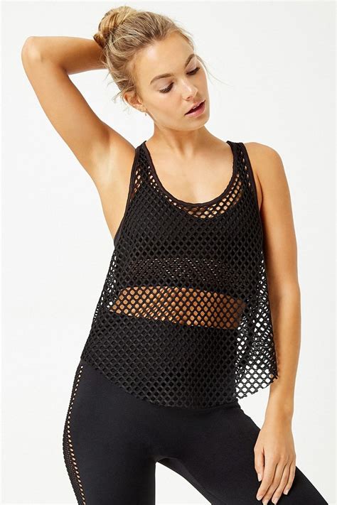 Product Name Active Sheer Mesh Knit Tank Top Category Activewear