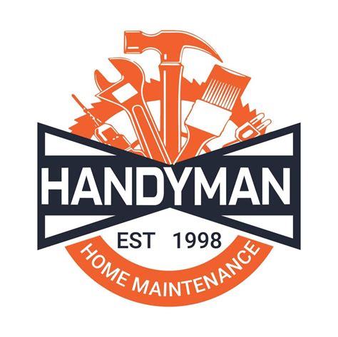 Handyman Logo Free 18991639 Vector Art At Vecteezy