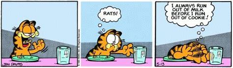 Alway Outta Milk First Garfield Comics Garfield And Odie Comics