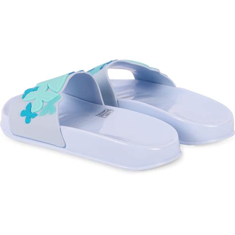 Sophia Webster Butterflies Slide Sandals In Blue Bambinifashioncom
