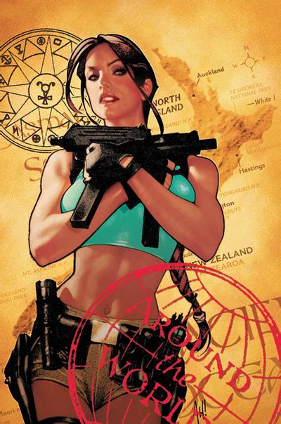 Samantha Argent Vs Lara Croft Battles Comic Vine