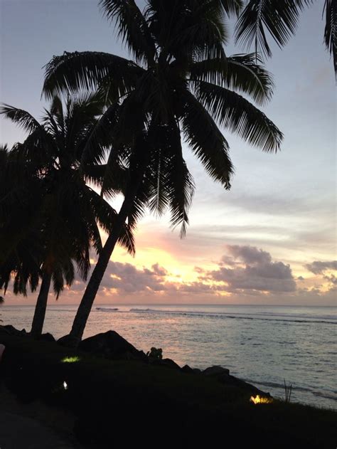 Sunset Paradise Cook Islands Sunset Cook Islands Island