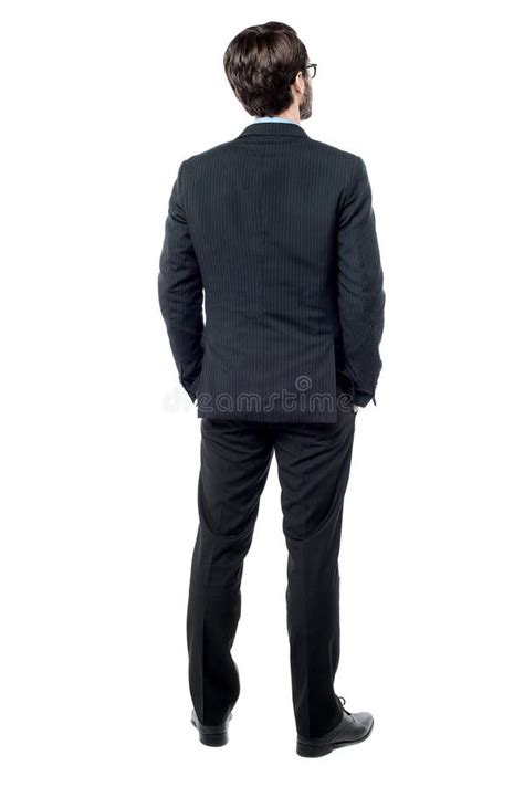 Back Pose Of Male Entrepreneur Stock Image Image Of Posing Male