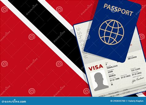 Visa To Trinidad And Tobago And Passport Trinidad And Tobago Flag