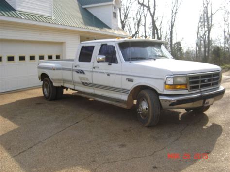 1994 Ford Xlt F 350 Crew Cab Dually With 73l Diesel Classic Ford F