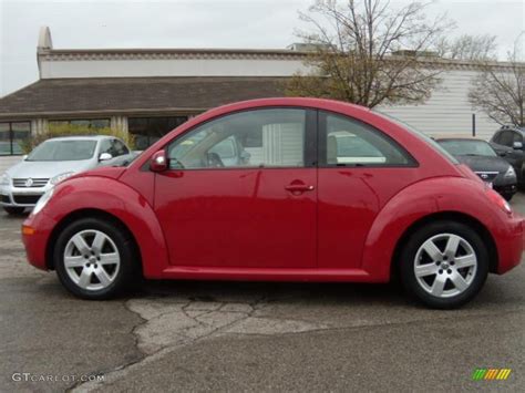 2007 Salsa Red Volkswagen New Beetle 25 Coupe 28312357 Photo 2