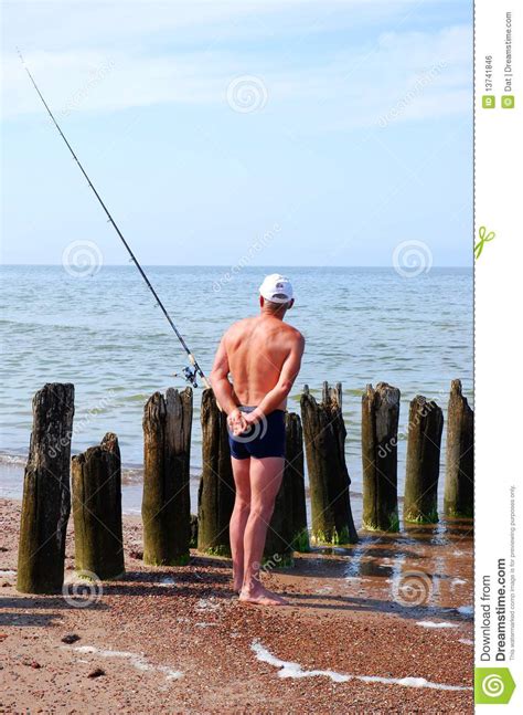 A Fisherman Stock Photo Image Of Fisherman Beach Check 13741846