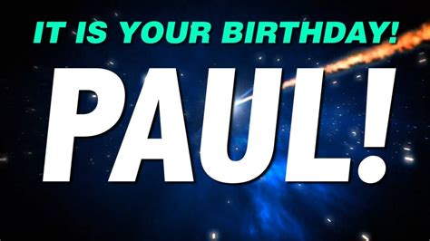 Happy Birthday Paul Balloons