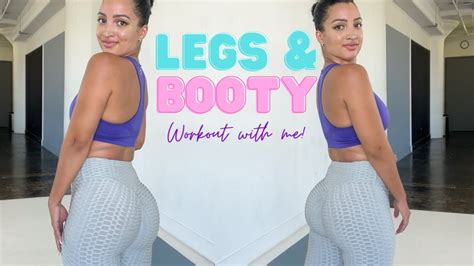 Bodyweight Leg And Booty Workout Workout With Me Youtube