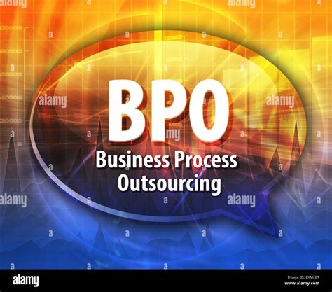 Word Speech Bubble Illustration Of Business Acronym Term BPO Business