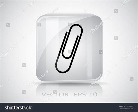 Paperclip Icon Vector Illustration Sponsored Paid Iconpaperclip