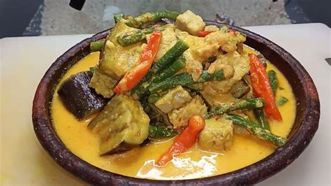 Resep Sayur Terong Santan Kacang Panjang Simpel