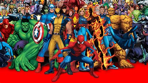 This map shows where the most famous Marvel characters are from