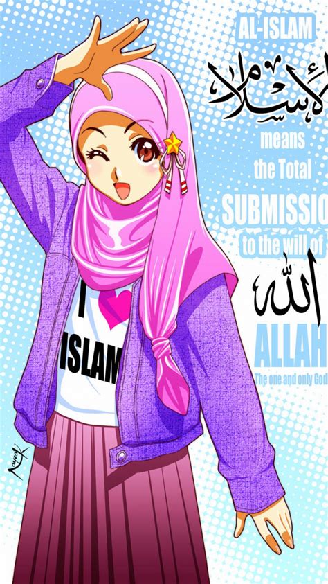 Gambar Kartun Muslimah Yang Cantik Galeri Gambar Hd