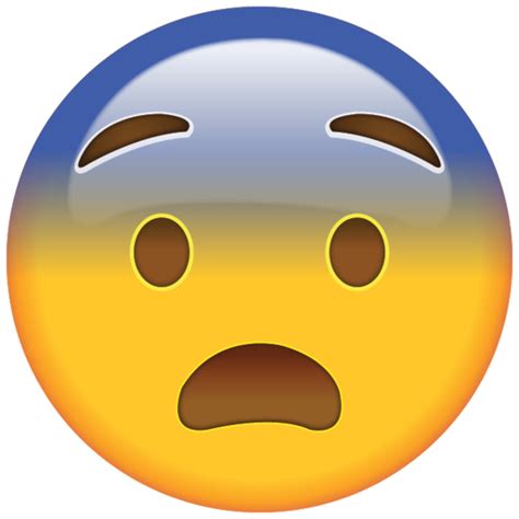 Fearful Face Emoji Free High Resolution Emoji Icons Emoji Svg