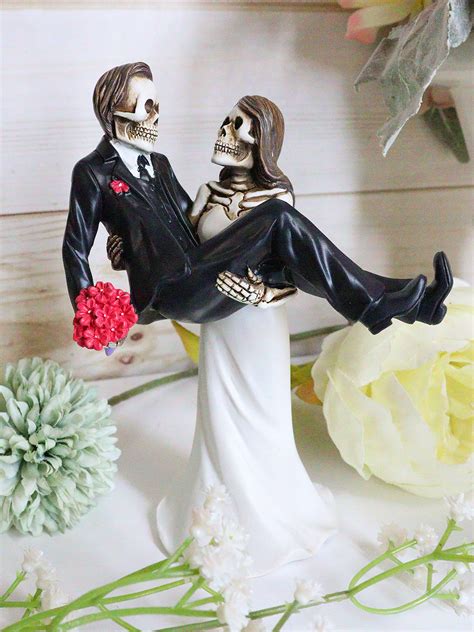 Buy Ebros Love Never Dies Romantic Skeleton Bridal Couple Wife Carrying Husband Eternal Wedding