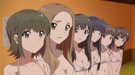 wake up girls bikini dancing anime sankaku complex
