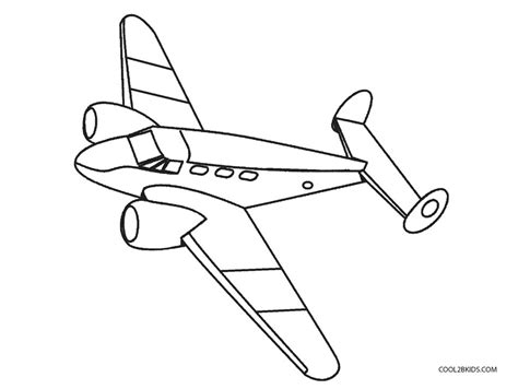 Printable Airplane Coloring Pages