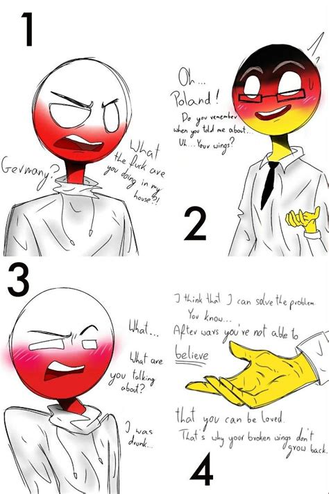 Countryhumans Polandxgermany Human Drawing Reference Country Human