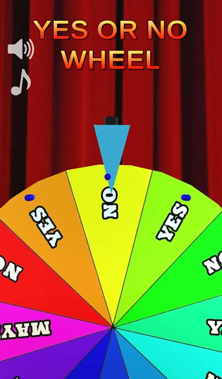 Yes Or No Wheel Spin To Decide Android Games — Appagg