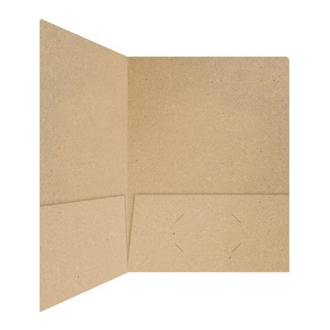 Folder Design Kraft Recycled Paper Pocket Folders By Hines Co