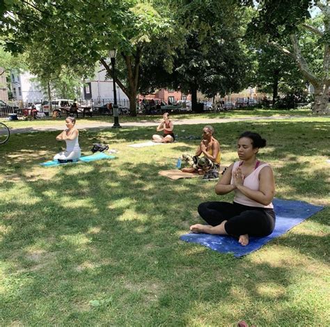 Yoga In The Park In Brooklyn At Herbert Von King Park