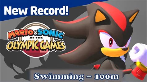 Mario And Sonic At Olympic Games Tokyo Swimming M Freestyle New Record By Shadow