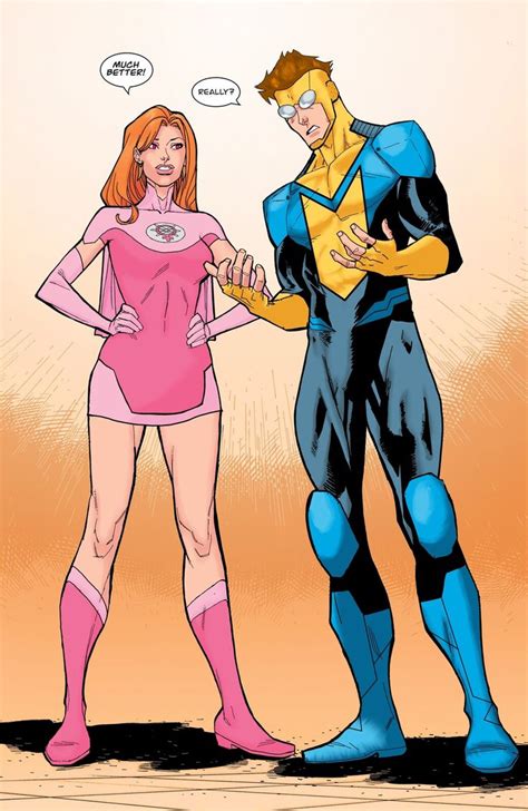 Invincible And Atom Eve Redesign Robs Redesigns Invincible Comic