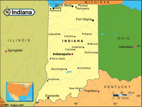 Map Of Indiana And Ohio Cities Map Of Amarillo Texas