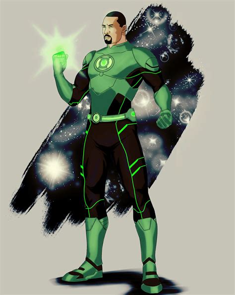 Artstation Green Lantern Redesign Luis Filipe Araujo