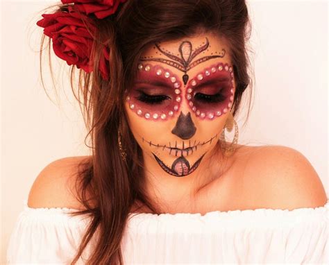 Maquiagem Hallowen Caveira Mexicana Maquiagem Halloween