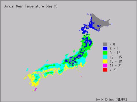 Eap1686 Japan Climate Temperature In Different Areas Of Japan