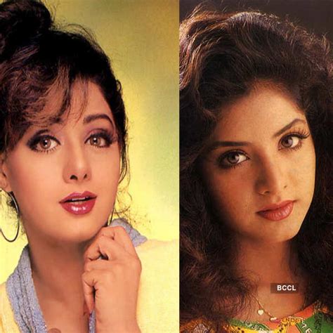 Late Bollywood Actress Divya Bharti Used To Look A Lot Like Sridevi