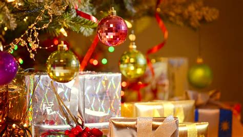 When i was a kid, my siblings and i would spend hours around the christmas tree looking at the gifts. Decorated Christmas Tree with Gifts. Stock Footage Video ...