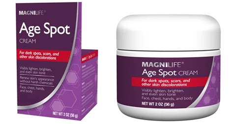 Magnilife Age Spot Removing Cream Fades Age Spotsliver Spotsfreckles