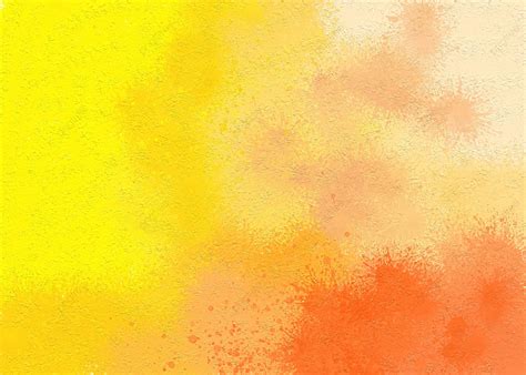 Orange Yellow Gradient Watercolor Splash Background Splashing Ink
