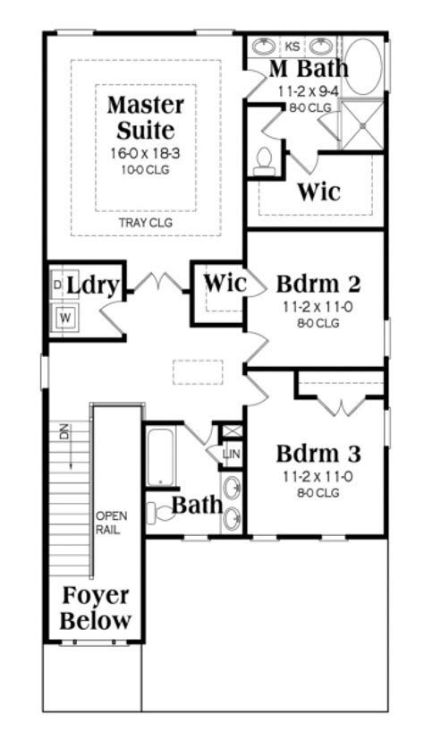 Narrow Lot Plan 2171 Square Feet 4 Bedrooms 3 Bathrooms 009 00126