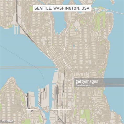 Map Of Seattle Vector Photos And Premium High Res Pictures Getty Images