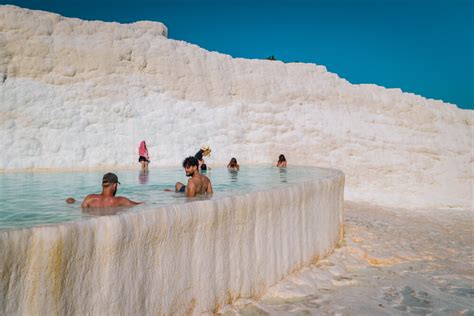 Pamukkale Travertenleri Narin Ve Beyaz Güzellik