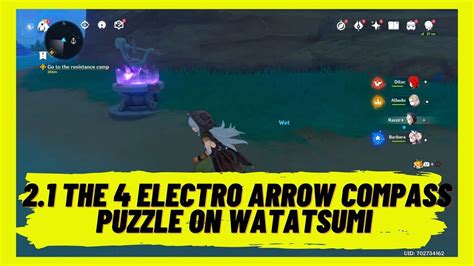 Genshin Impact 21 The 4 Electro Arrow Compass Puzzle Solution On