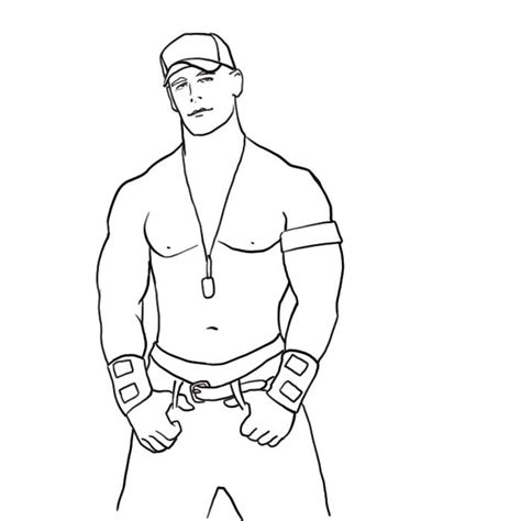 See more ideas about drawings, pictures to draw, art drawings. Wwe John Cena Coloring Pages - Coloring Home