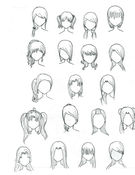 Anime Hair Drawing At Getdrawings Free Download