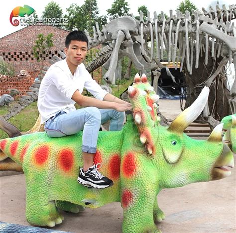 Mechanical Dinosaur Ride Coin Operated Electric Ride Dino Amusement